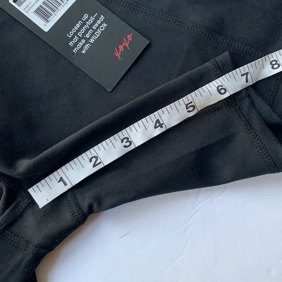 WILDFOX  black/natural wild leopard biker shorts - Picture 11 of 15